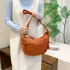 Large Capaci Lightweight Dumpling aped Crossbody Bag for Women Summer New Sle Casual Cotton Bag Fem oulder Bag