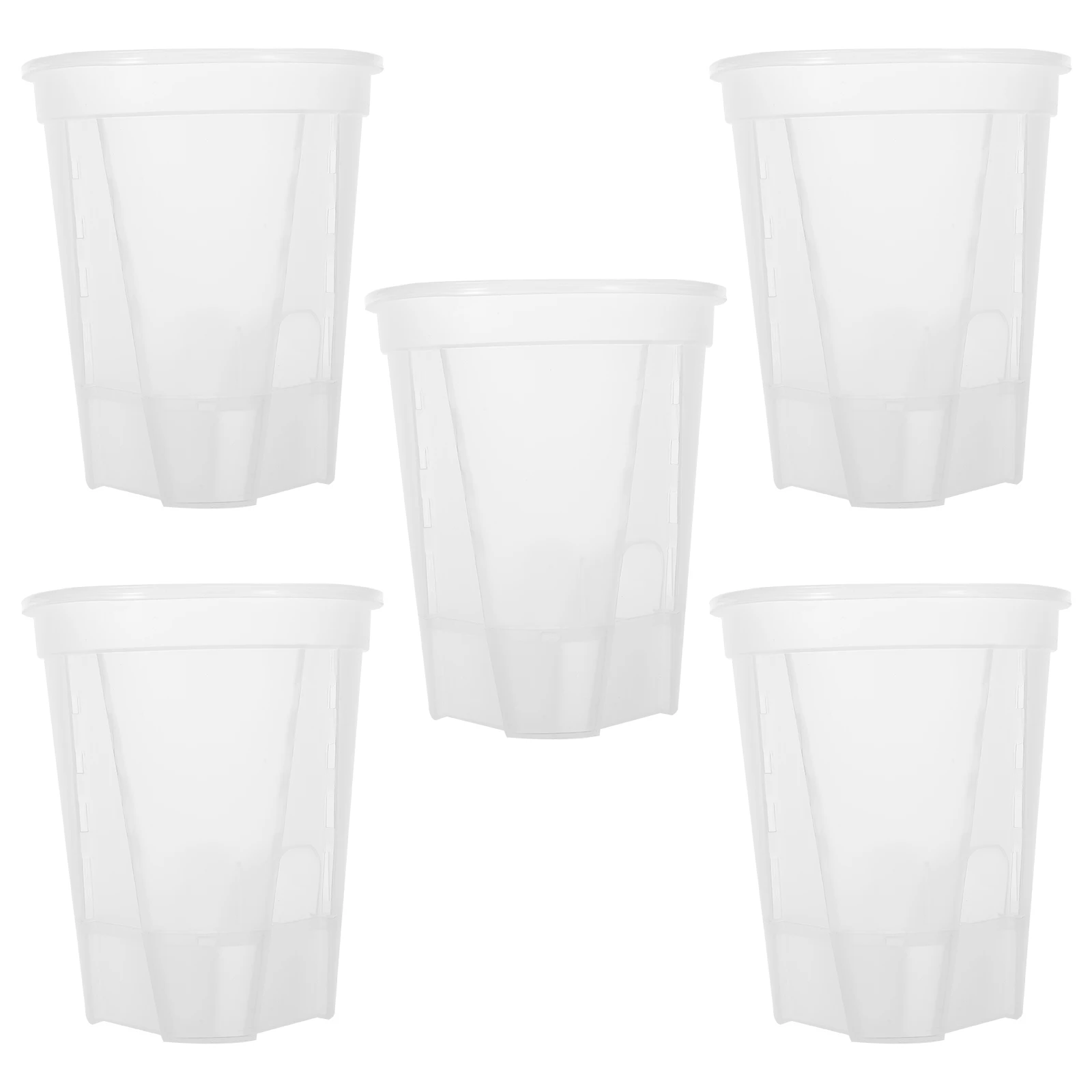 5Pcs Self Watering Flower Pot flower pot hydroponic flower pot plant pot For Indoor Plants Automatic Water-absorbing Flower Pot Orchid Pot Self Watering Plant Container