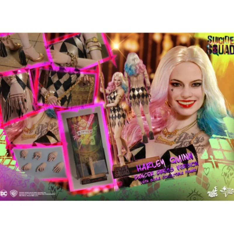 

Anime Action Figure Hottoys Ht 1/6 Mms439 Suicide Squad Clown Quinn Dancer Dress Version Model Hobbies Collection Toy