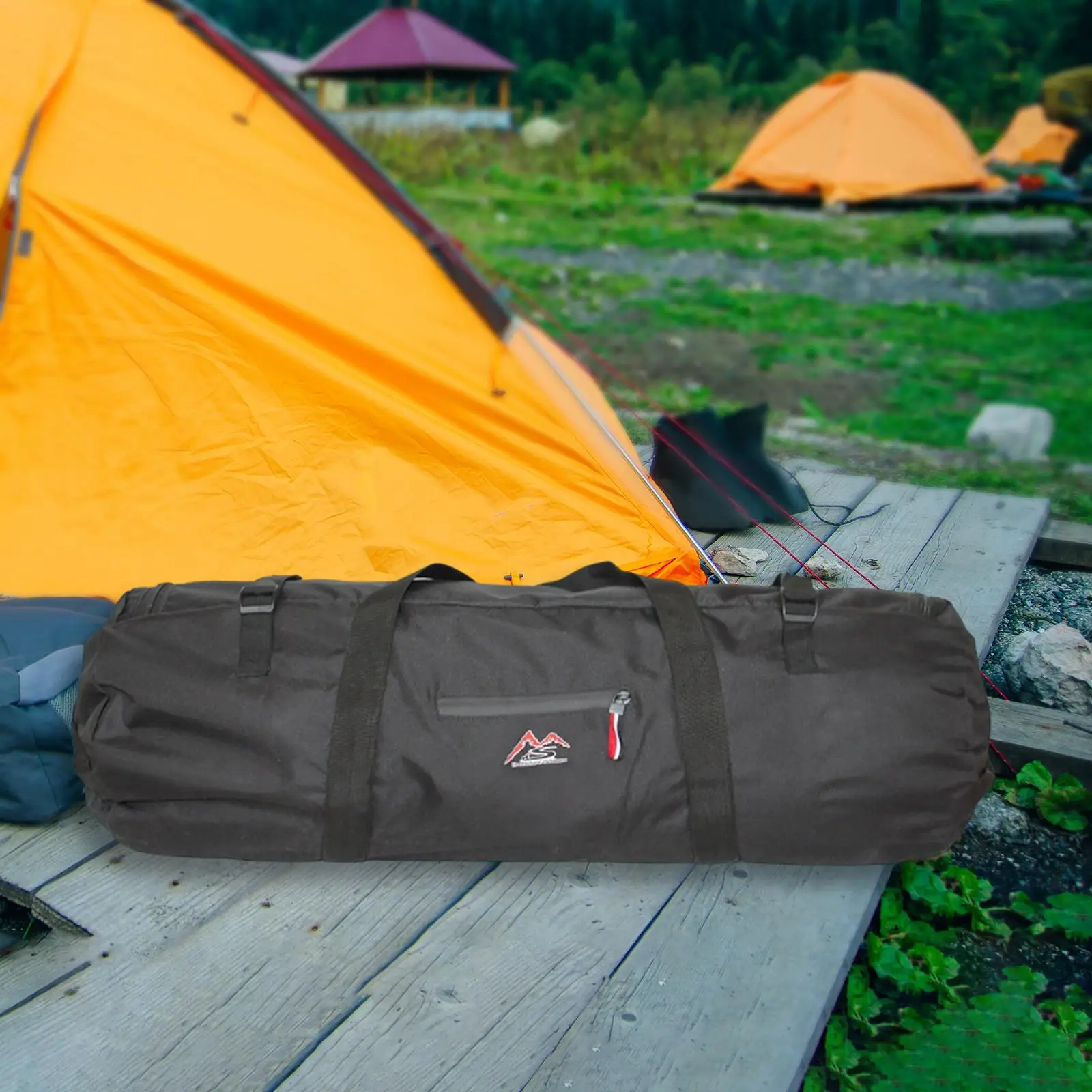 Storage Bag Outdoor Camping Travel Tent Foldable Duffel Organizer Tote Waterproof Oxford Cloth Hiking Picnic Handbag Accessories