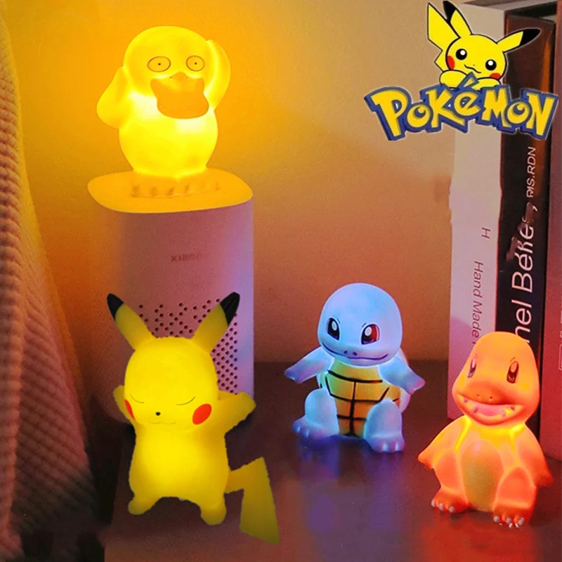 Hot Anime Pokemon Pikachu lampada da tavolo 3 marce luce regolabile  ricarica Usb Led protezione degli occhi luce notturna bambini studio  Supplie regalo - AliExpress