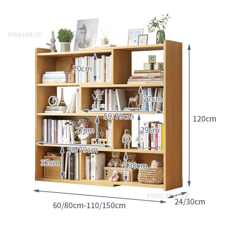 Children's Bookcases Bedroom Narrow Slit Telescopic Bookshelves Simple Modern Home Furniture Living Room Corner Storage Shelves