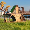 DIY Wooden Miniature Model Kit Tree House Cottage Casa Doll Houses 3D Puzzle Dollhouse With Furniture for Friends Birthday Gifts 4