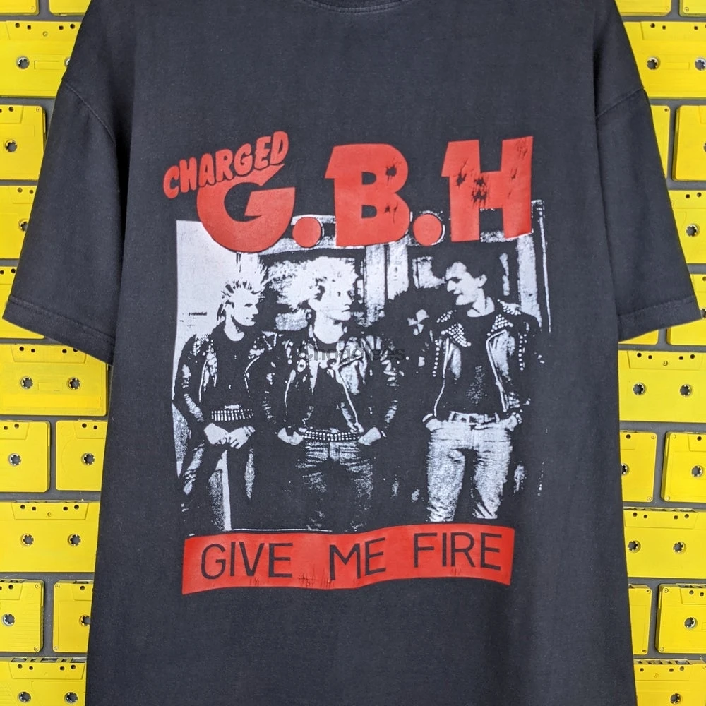Vintage90sChargedGBHGiveMeFireTShirtEnglishHardcoreStreet