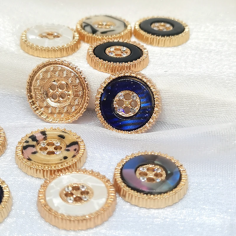 Multicolor Rhinestone Buttons 3