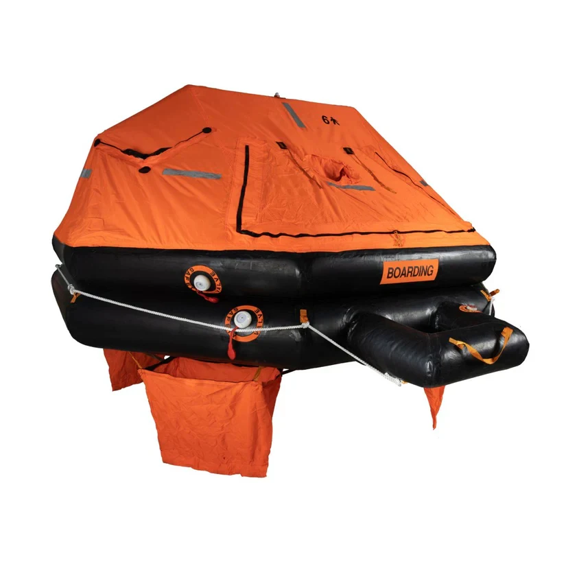 Portable Throw Type Inflatable Life Raft Waterproof Self-Righting Inflatable life raft
