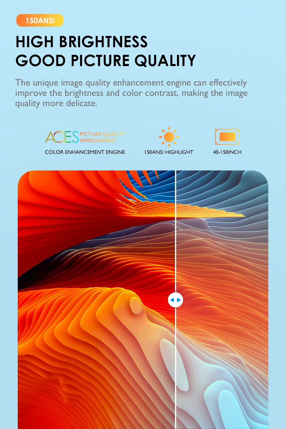 جهاز عرض WUDUNG S30 اندرويد واي فاي