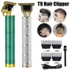 Hot Sale Hair Cutting Machine Men Beard Trimmer Electric Hair Clipper T9 Hair Trimmer Rechargeable Electric Shaver Beard Barber 1