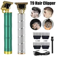 Hot Sale Hair Cutting Machine Men Beard Trimmer Electric Hair Clipper T9 Hair Trimmer Rechargeable Electric Shaver Beard Barber 1