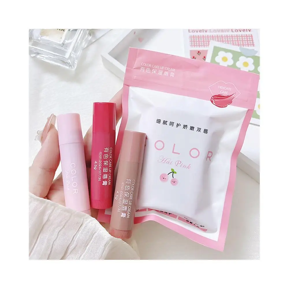 

Tinted Lip Balm All-match Lip Balm Natural Ingredients Make-up Lipstick Fade Lip Moisturizing Lip Balm Small Volume Lip Makeup