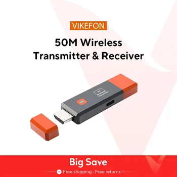 Wireless HDMI Video Transmitter and Receiver Extender kit TV Stick Dongle Adapter For PC Camera Laptop To Projector Monitor TV 1