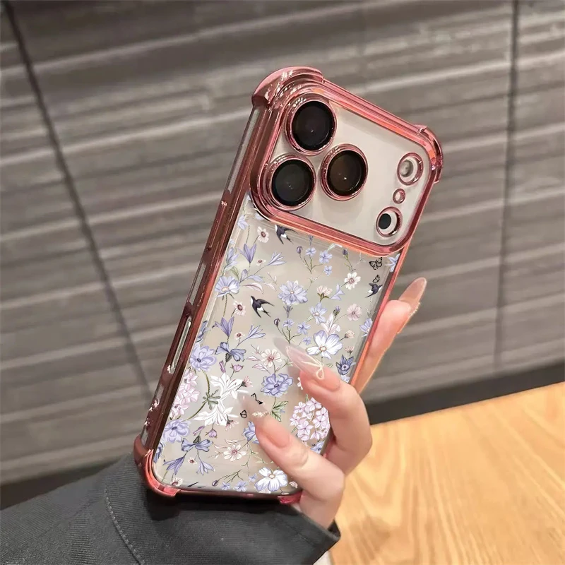 Elegant Floral Oil Painting Phone Case – Premium Protective Casing
