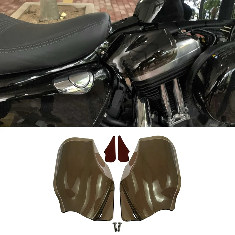 오토바이 반사 새들 공기 열 디플렉터, Sportster 다리미 883 1200 40 E..