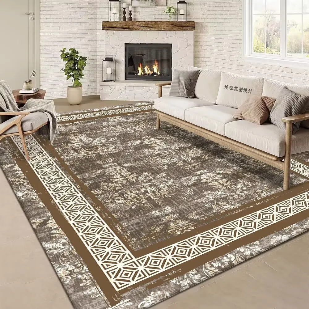 Retro Simple Fluffy Carpet 1