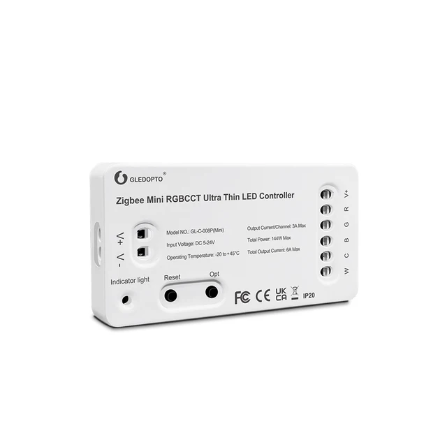 LM052 Zigbee LED Strip Light 5 in 1 Tuya Controller Compatible with Al LM052 Zigbee LED Strip Light 5 in 1 Tuya Controller Compatible with Al