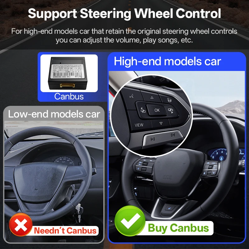 7" 2din Car Radio Multimedia Bluetooth MP5 Player With Wireless Carplay Android