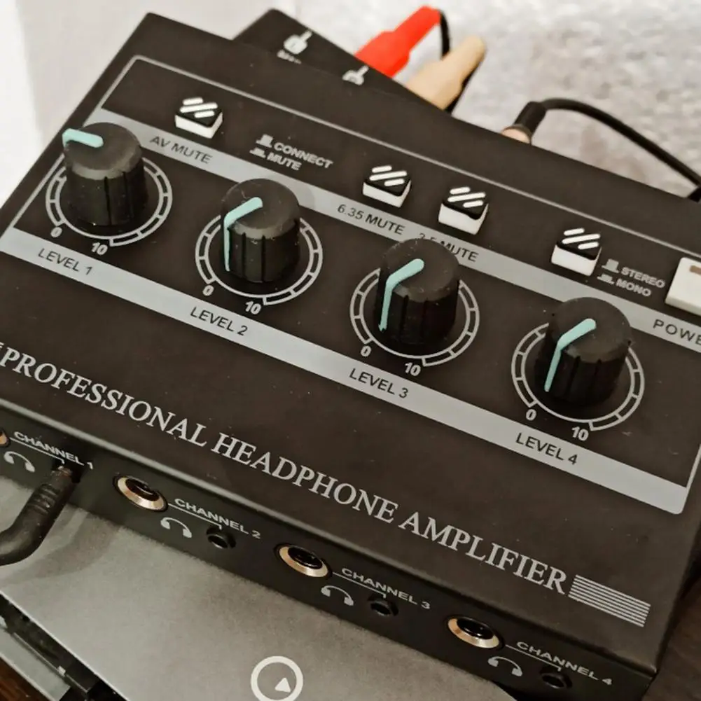 Headset Power-Amplifier Excellent Rechargeable Headphone Power-Amplifier 8-Channel Headphone for Studio