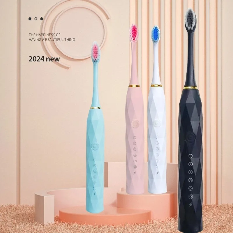 Fully automatic soft bristled Electric Toothbrush for adults children universal charging six modes electric toothbrush