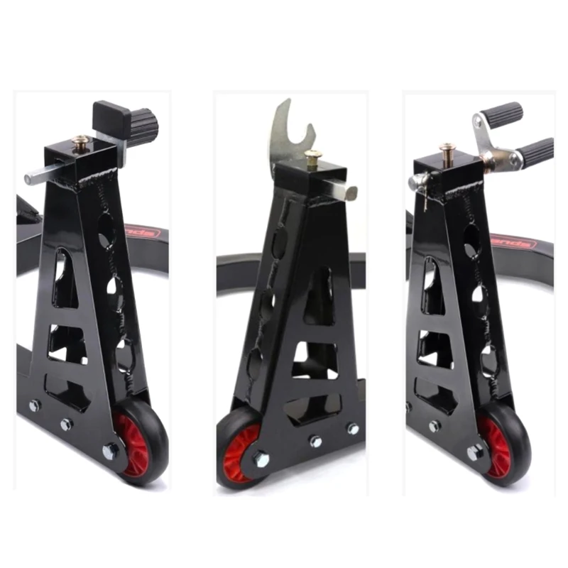 Supporto Per Moto TOATELU - Attacco A Artiglio Per Sollevatore, Tubo Quadrato 2x2cm, Capacità 400kg - Foto 5
