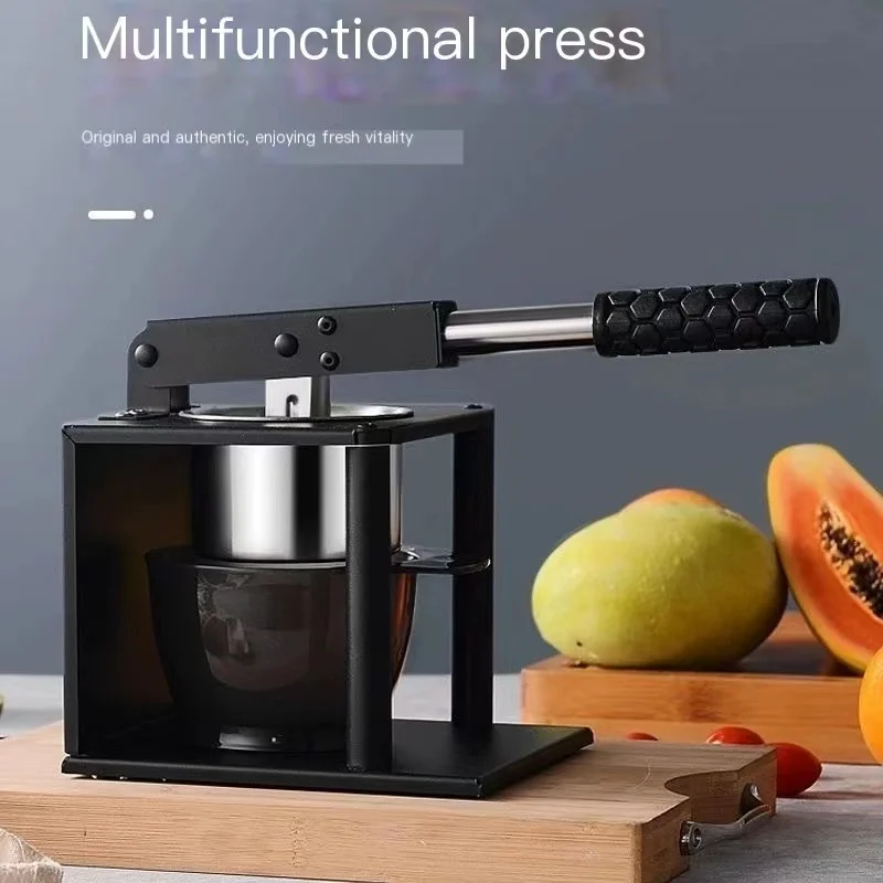 Manual Juicers Squeezing Watermelon Pomegranate Apple Orange Juice Consumer And Commercial Black Stainless Steel Simple Juicers