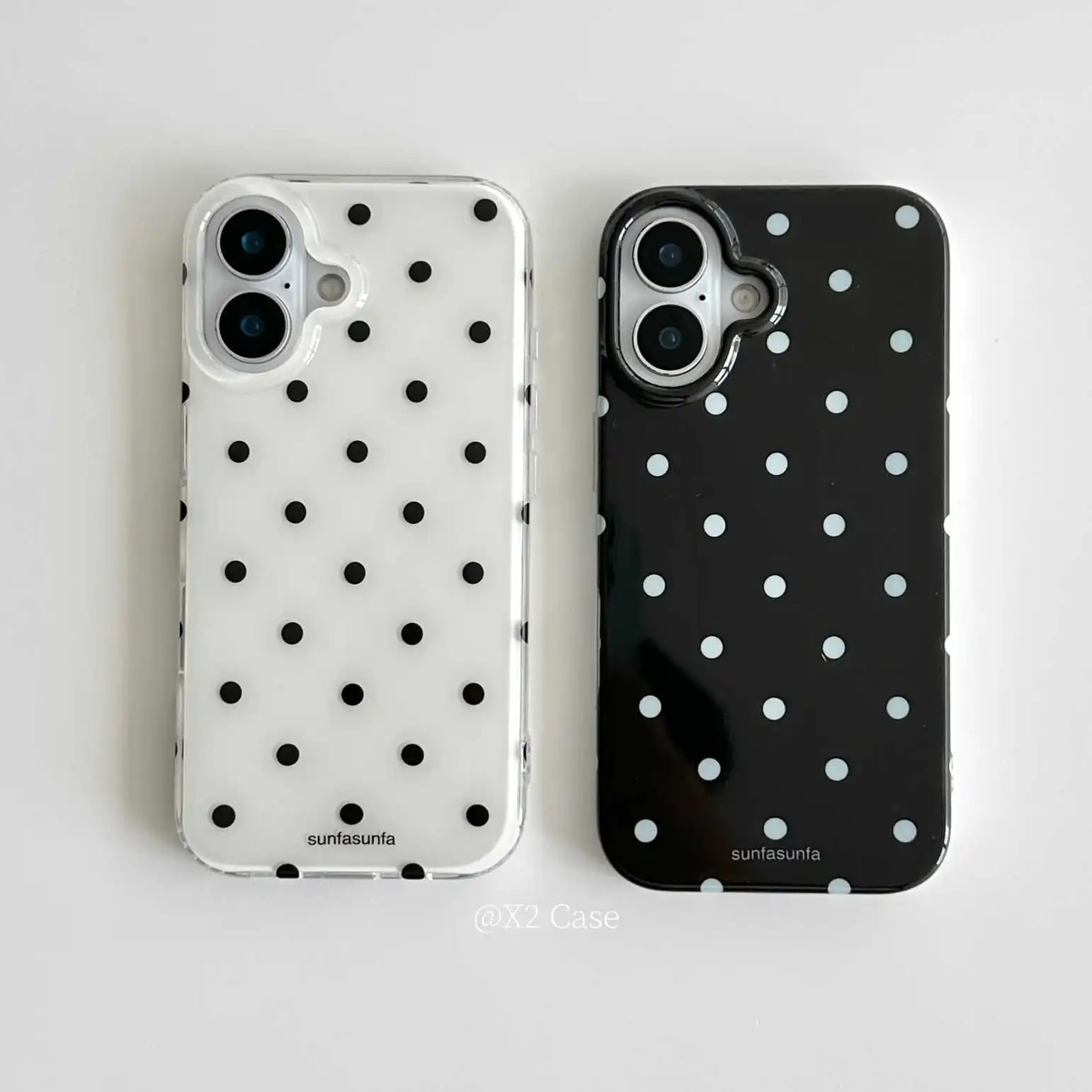 รูปสินค้า เคส iPhone ลายจุดเกาหลี ป้องกันกระแทก