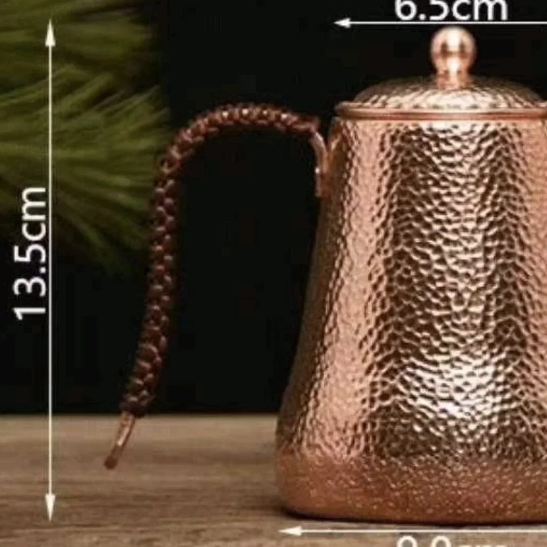 Copper pot pure hand-made copper pot, boiling teapot, copper pot home kettle boiling water, coffee