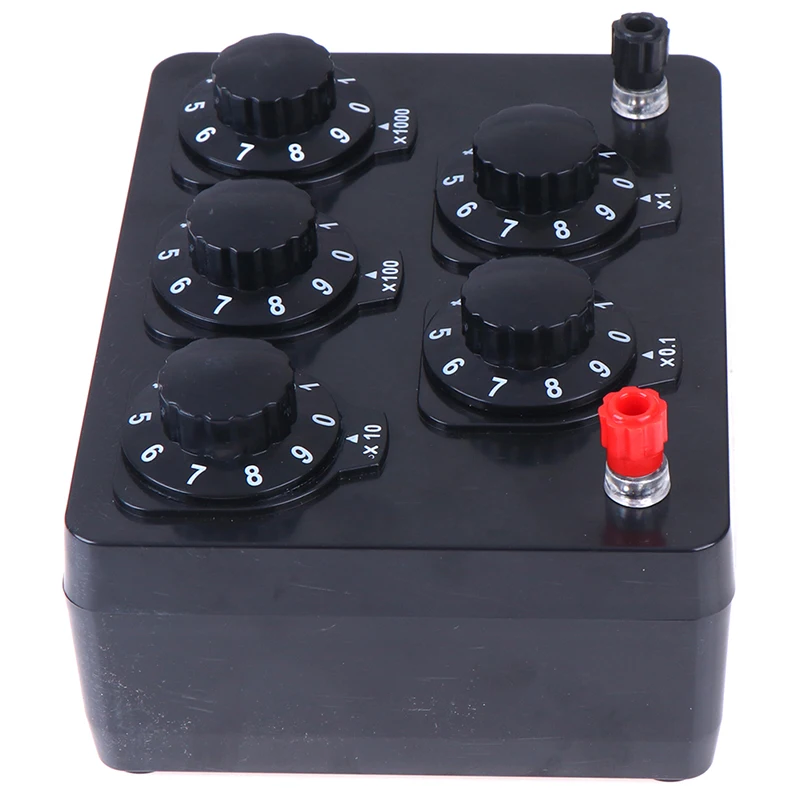0-9999.9 Ohm Variable Decade Resistor Resistance Box Physical Teaching Tool variable decade resistor