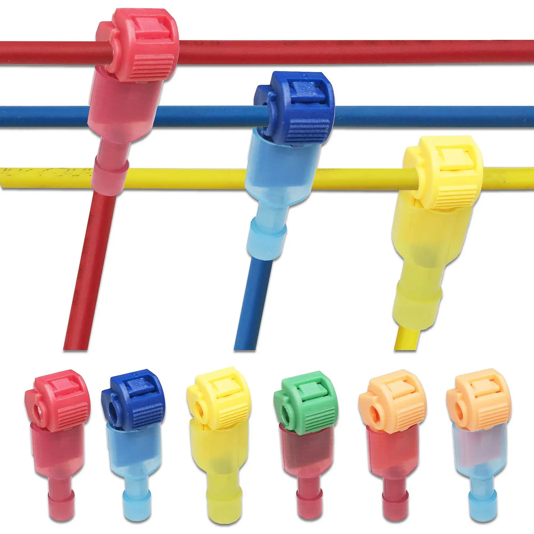 Wire connector 10/20/40/50Pcs T-Tap Connector Quick Electrical Cable Connector Snap Splice Lock Waterproof Crimp Wire Terminal