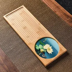 Compact Rectangular Tea Set Tray - 39.8X15X1.5CM (C)