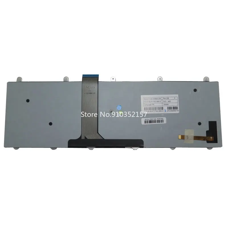 Teclado para Clevo br dm P157sm 680-p17s00103 V132150bk3 Bélgica be 690-p170240-3 V132150bk3 Alemão gr - Imagem 2