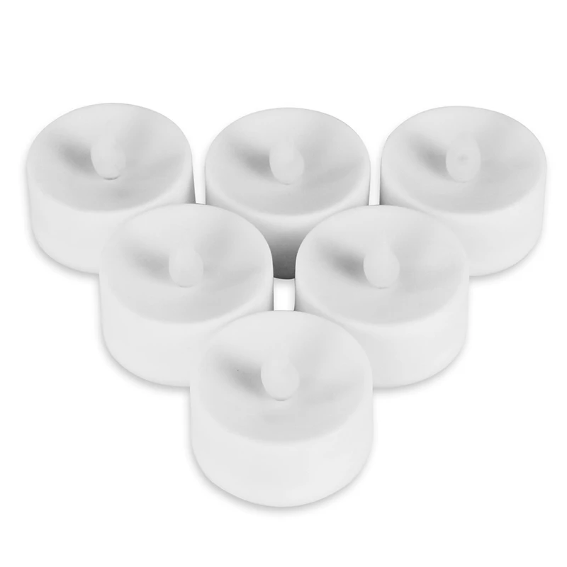 

6Pcs Flameless Candles Battery Operated LED Tea Lights Fake Candles Led Candles With 6-Key Timer Remote Control