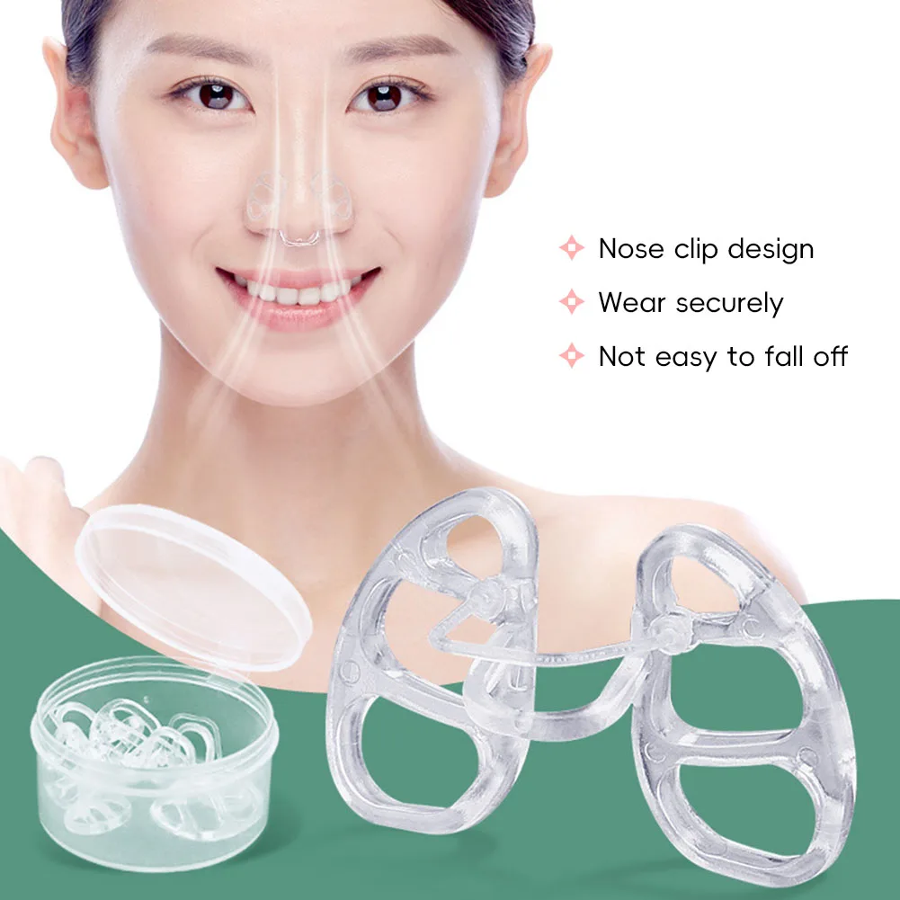 Snore Stopper Nasal Dilator Snore Reduction Increases Airflow Anti Snoring Silicone Nose Clip Improve Sleep stop snoring nose clip