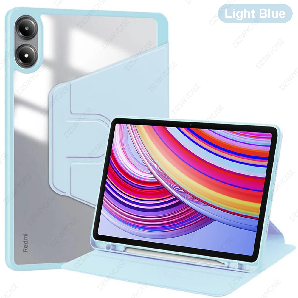 Universal Rotating Tablet Case, 360° Protection for Various Models and Sizes