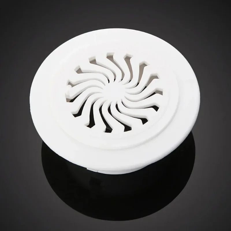 1pc Plastic Cover For Air Conditioning Holes Openings With Shutters Ventilation Grille Wall Hole Decoration 40-100mm Cover air conditioning hole cover