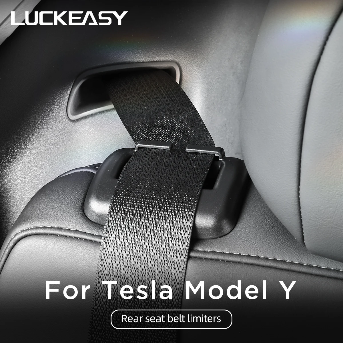 ForTeslaModelYSeatBeltHolderCarInteriorAccessoriesRearSeat