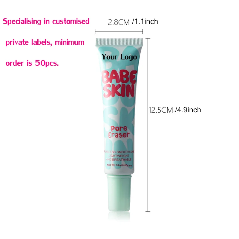 Facial Primer Makeup Primer 25ml Private Label Skin Instant Pore Eraser