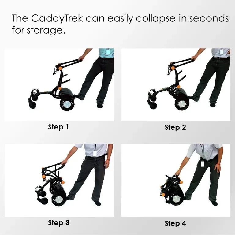 Golf Trolley Electric Follow Me Golf Push Cart Electric Trolley