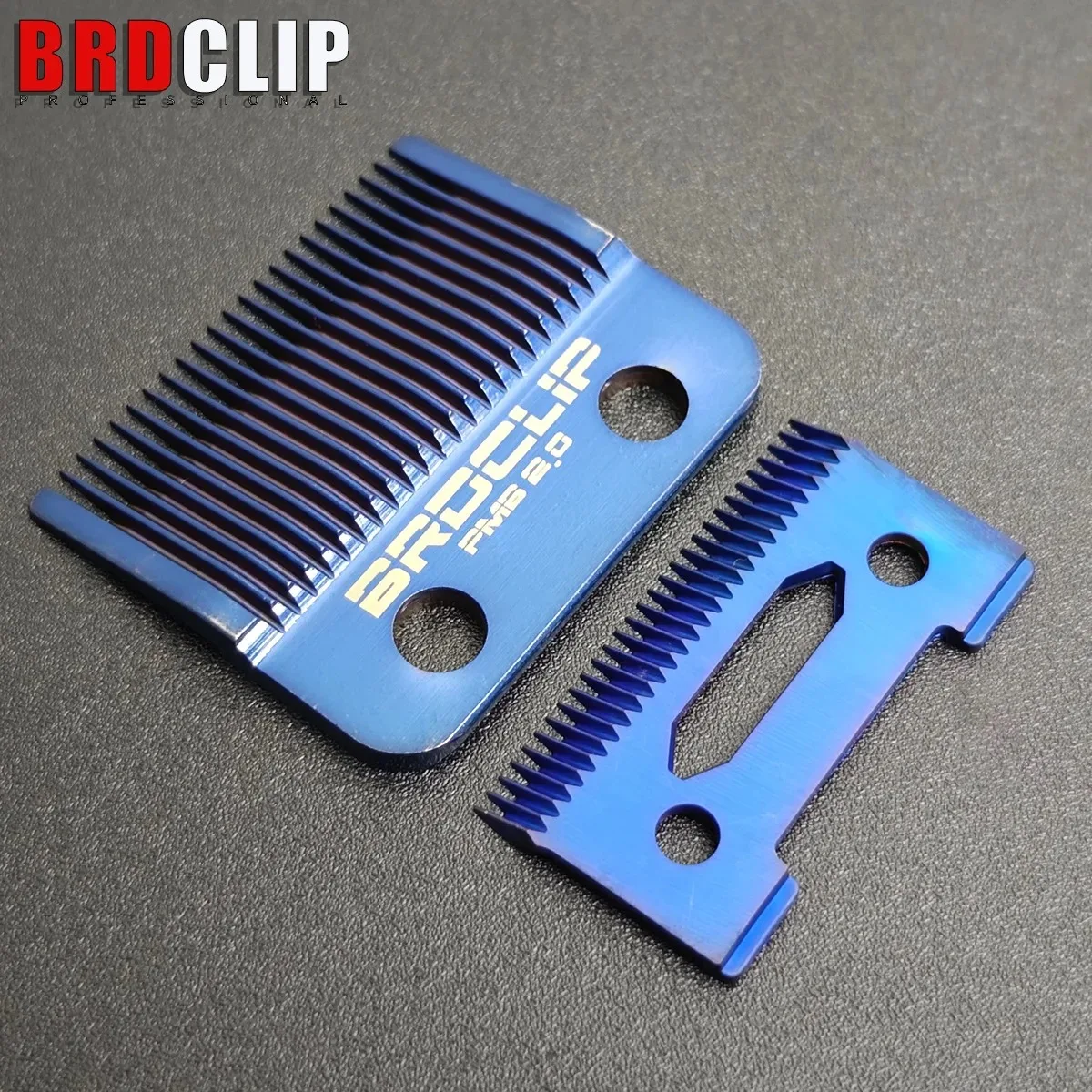 BRDCLIP Blue Blade Original Replaceable Cutter Head for Madeshow M10 M5 Hair Clipper Titanium Plated Ceramics Blade 3