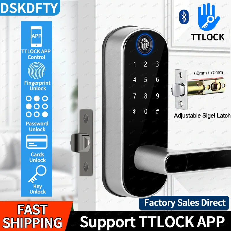 TTLOCK Smart Door Lock Digital Electronic Door Lock Work With Alexa