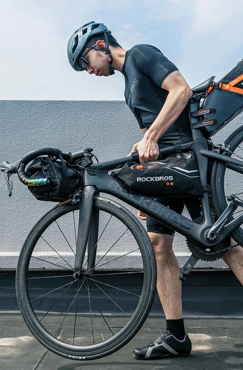 waterproof bike bag close-up
