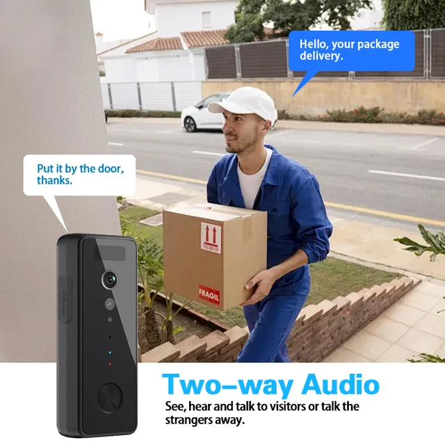 5G 2.4G WiFi Doorbell Camera 1080P Video Intercom Doorbell HD Night Vision PIR Motion Detection Ring Door Bell tuya smart home 3