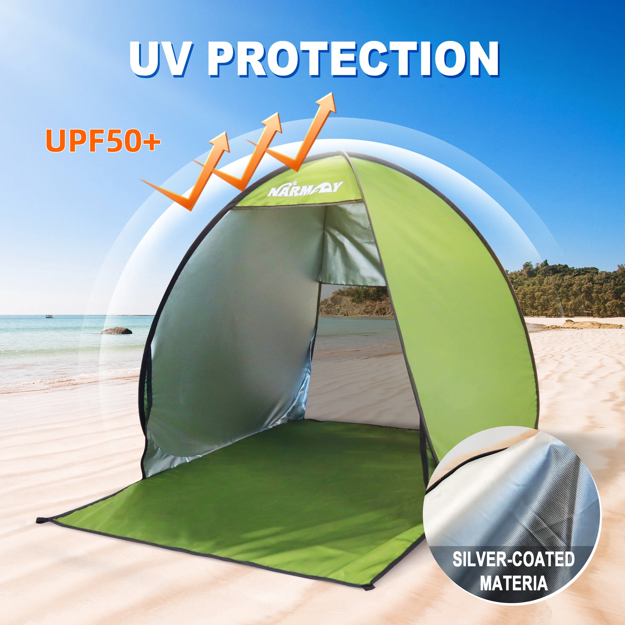 Pop-Up UV Waterproof Beach Tent 2