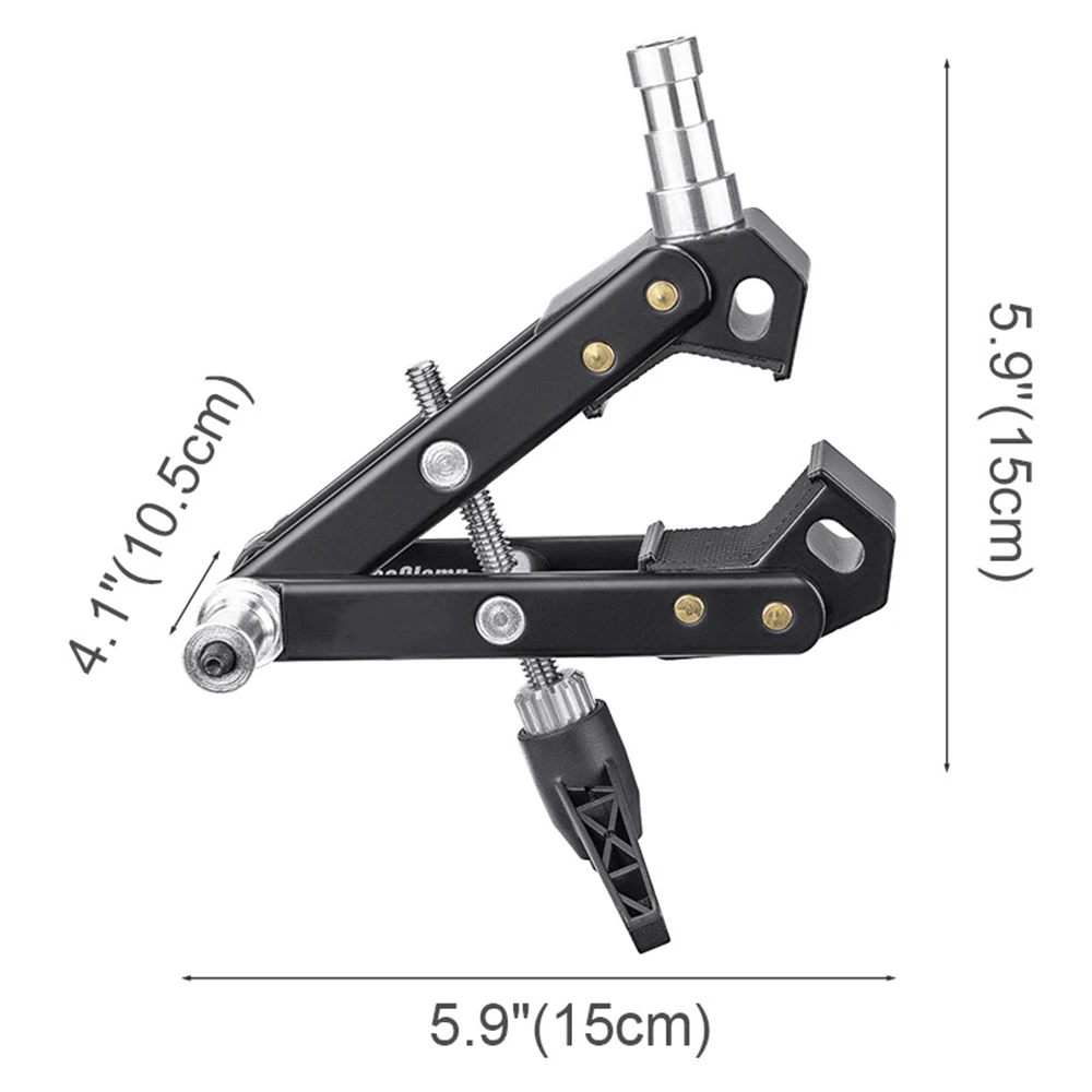 Multi-function Super Clamp Arm Super Clamp with 1/4 Thread Stand Stud Photography Lighting Holder for Photo Studio Accessories