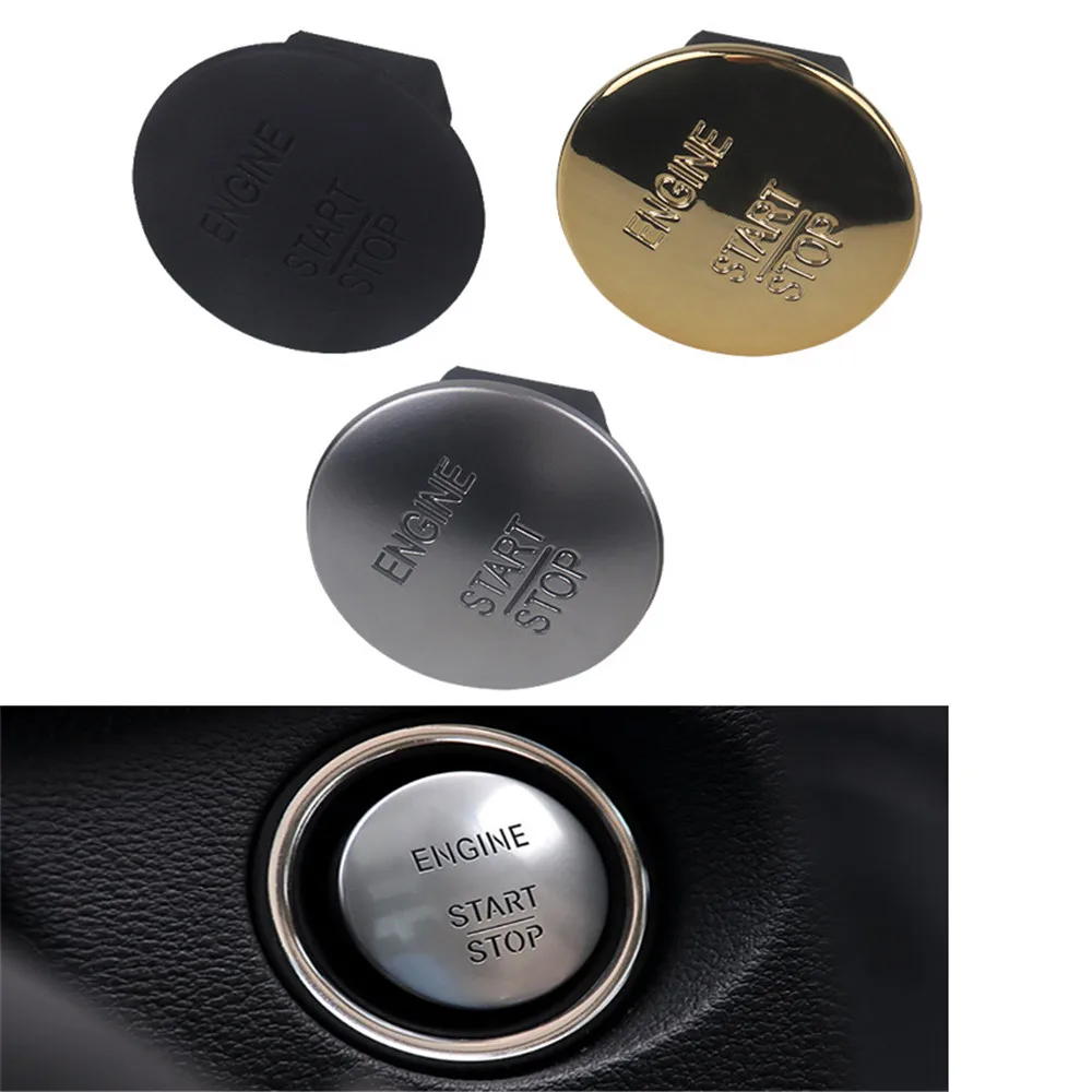 Car Engine Start Stop Ignition Key Ring Sticker For Mercedes Benz AMG A