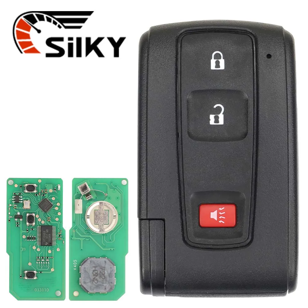 SilKY Smart Controle Remoto Key Fob 2 ou 3 Bot&otilde;es 312 ou 433MHz B9Chip For Toyota Prius 2004-2009 FCC # MOZB21TG MOZB31EG Car Remote Key Car Key
