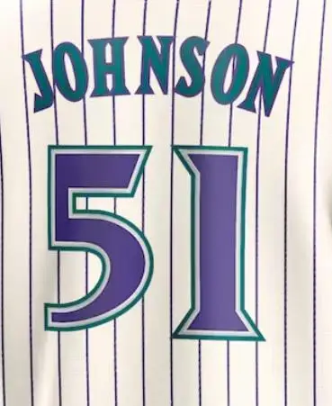 Wholesale Stitched Baseball Jersey Men's Women Youth Arizona City Softball Wear Team Uniform 51 Johnson 7 Carroll