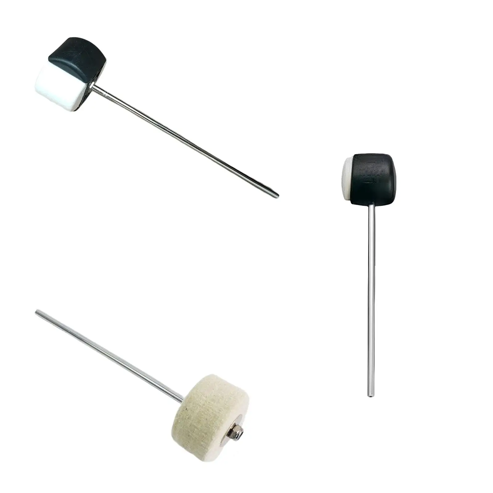 Bass Drum Pedal Beater Percussion Marching Band Accessory Metal Shaft Bass Drum Pedal Mallet Upgrade Replacement drum percussion accessories drum accessories