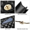 FOXER Women Leather Shoulder & Crossbody Bag Lady Classic Small Chain Bag Gift for Wife, Girlfriend 5