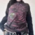 Y2K Fairy Cyber Grunge T-Shirts for Women Vintage Skull Graphic Print Long Sleeve Tees 90s E-Girls Gothic Emo Tops Clothes