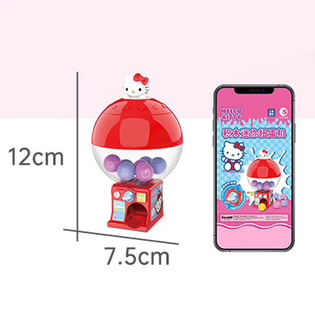 Hello Kitty Mini Twister Block Toys Kids Rajzfilm Aranyos Asztali Díszek Kawaii Party Összeszerelő Játékok Születésnapi Ajándék - Image 6